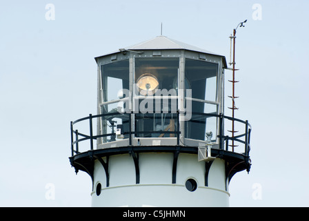 La parte superiore di un faro Foto Stock