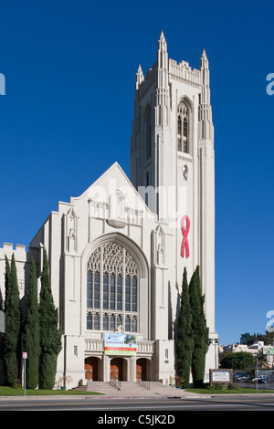 Hollywood United Methodist Church, Hollywood, Los Angeles, California, Stati Uniti d'America Foto Stock