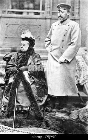 La regina Victoria con il principe ereditario