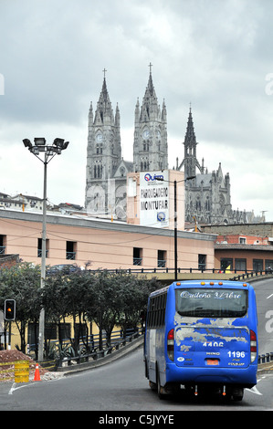 Scena di strada, Quito Ecuador Foto Stock