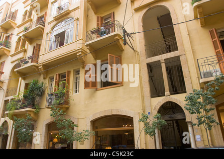 Classico vecchio edificio, Beirut, Libano Foto Stock