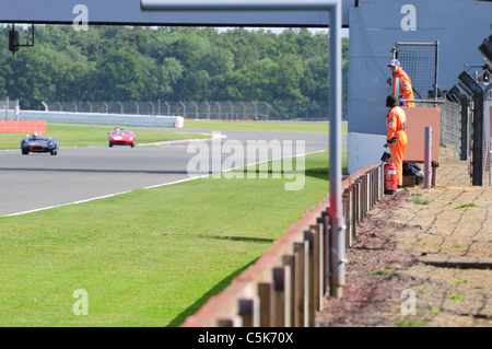 Stirling Moss trofeo per pre-61 delle sportscars - Silverstone Classic Foto Stock