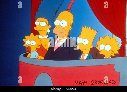 I Simpson serie TV 1989 - ???? Creato da Matt Groening animazione Foto Stock