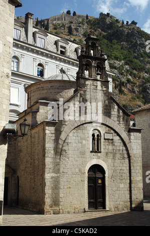 Montenegro. Cattaro. San Luca chiesa. Xii secolo. Esterno. Foto Stock