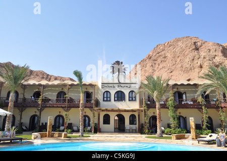 Hotel Paradiso di Dahab, Sinai, Egitto Foto Stock