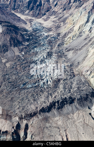 Il Ghiacciaio del cratere in Monte St Helens Caldera, Stati Uniti di Washington Foto Stock