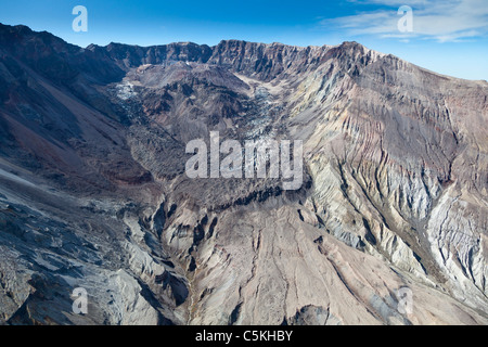 Immagine aerea del cratere a Monte St Helens Washington STATI UNITI D'AMERICA Foto Stock