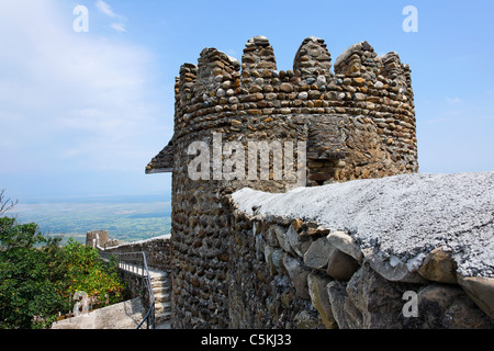 Georgia - Kakheti - Sighnaghi village - mura Foto Stock