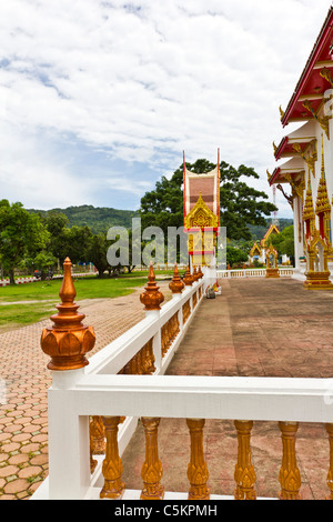 Dettaglio del Wat Chalong tempio in Phuket, Foto Stock