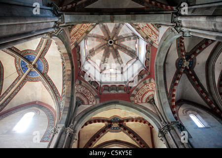 Sant'Andrea basilica (XIII secolo), Vercelli Piemonte, Italia Foto Stock