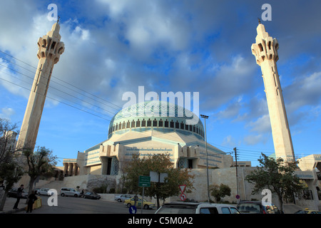 Il re Abdullah mi moschea (1982-1989), Amman, Giordania Foto Stock