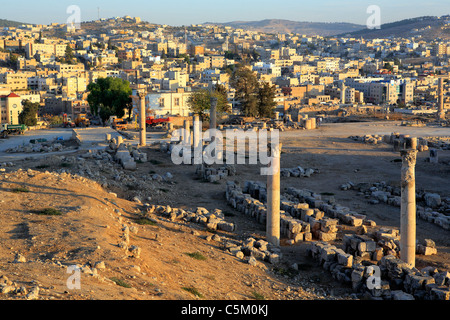 Rovine dell antica Gerasa (2nd-6secolo), il sito Patrimonio Mondiale dell'UNESCO, Jerash, Giordania Foto Stock
