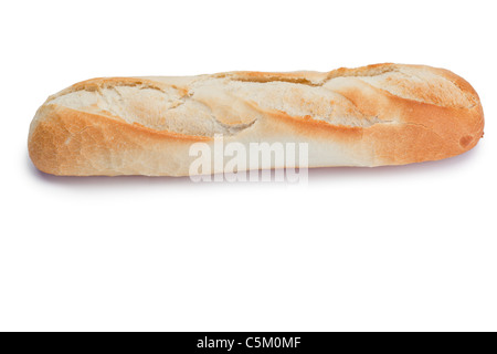 Pane francese isolato Foto Stock