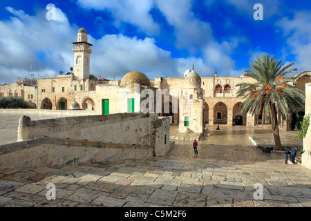 Moschea Al Aqsa (XI secolo), Gerusalemme, Israele Foto Stock