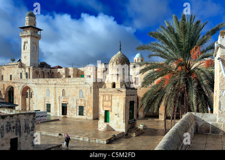 Moschea Al Aqsa (XI secolo), Gerusalemme, Israele Foto Stock