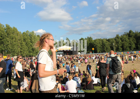 Ilosaari Rock Festival, Joensuu, Finlandia Foto Stock