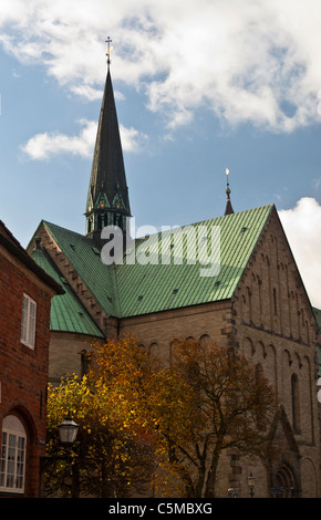 La Cattedrale di Ribe, nello Jutland, Danimarca Foto Stock