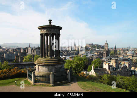 Dugald Stewart monumento, Calton Hill, Edimburgo Foto Stock