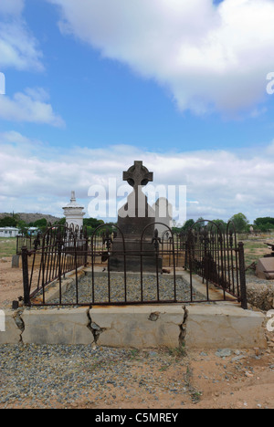 Pioniere del vecchio cimitero di Charters Towers - Queensland, Australia Foto Stock