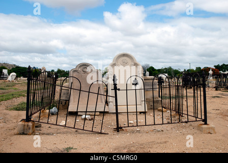 Pioniere del vecchio cimitero di Charters Towers - Queensland, Australia Foto Stock