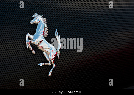 Ferrari badge logo cavallo Foto Stock