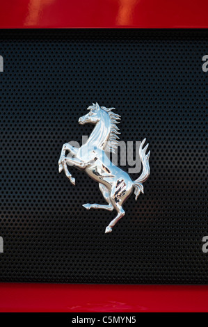 Ferrari badge logo cavallo Foto Stock