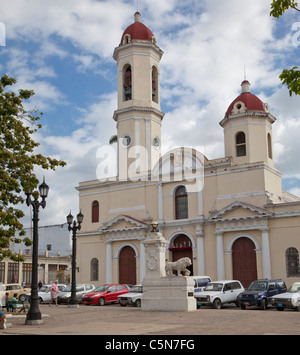 Cuba, Cienfuegos. Cattedrale de La Purisima Concepcion, 1833-69. Foto Stock