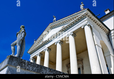 L'Italia,Veneto, Vicenza, l'atrio di Villa La Rotonda (Villa Capra Almerigo), l'architetto Andrea Palladio. Foto Stock