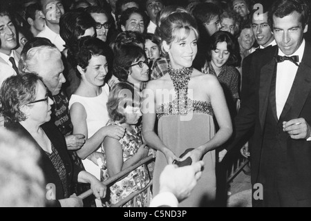 Roger Vadim, Jane Fonda, 1966 Foto Stock