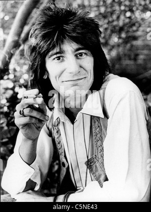 Ron Wood, rolling stones, 70s Foto Stock