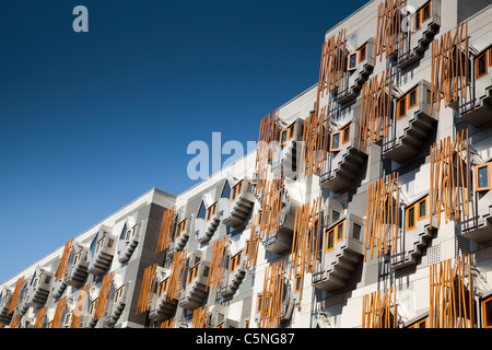 Il Parlamento di Edimburgo windows Foto Stock