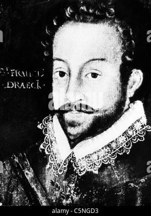 Ritratto di Francis Drake, 1580 Foto Stock