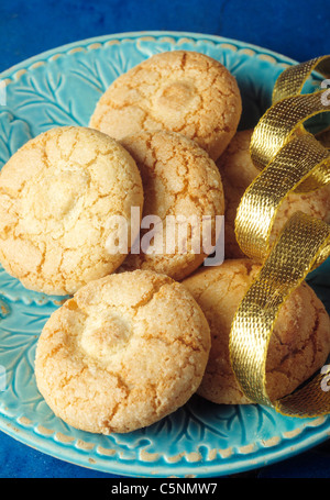 Italiana mandorla amaretti (Amaretti) Foto Stock