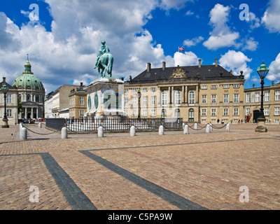 Schloss Amalienborg, Kopenhagen | Palazzo Amalienborg, Copenaghen Foto Stock