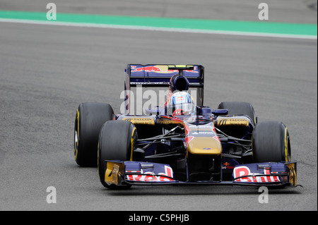 Jaime Alguersuari (ESP), Toro Rosso durante il tedesco di Formula One Grand Prix al Nuerburgring Foto Stock