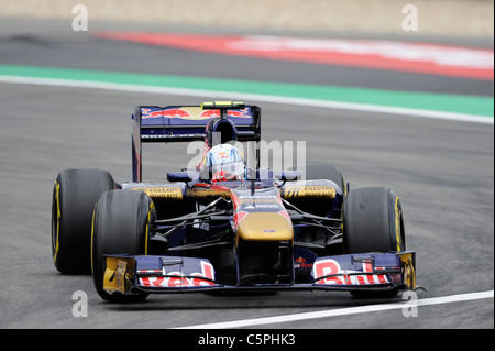 Jaime Alguersuari (ESP), Toro Rosso durante il tedesco di Formula One Grand Prix al Nuerburgring Foto Stock