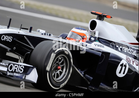 Rubens Barrichello (BRA), Williams durante il tedesco di Formula One Grand Prix al Nuerburgring Foto Stock