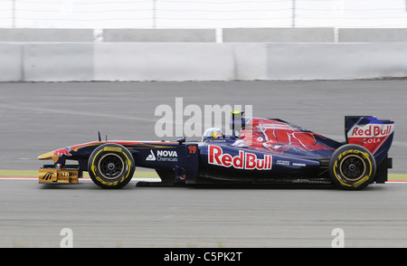 Jaime Alguersuari (ESP), Toro Rosso durante il tedesco di Formula One Grand Prix al Nuerburgring Foto Stock