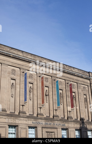 Biblioteca Nazionale di Scozia, George IV Bridge, Edimburgo Foto Stock