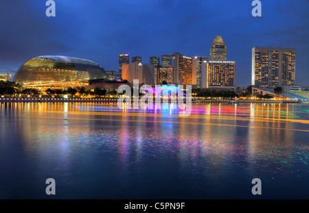 Esplanade, Singapore Foto Stock