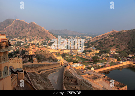 Forte Amber, Jaipur, Rajasthan, India Foto Stock