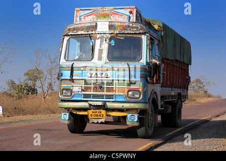 Strada vicino a Sagar, India Foto Stock