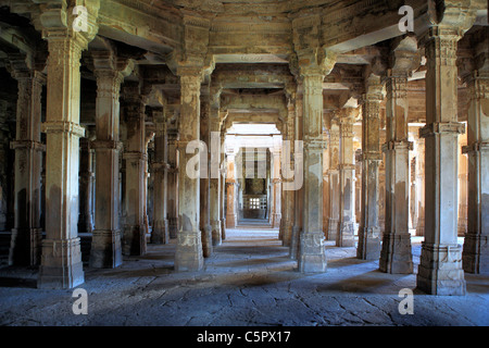 Moschea (XV-XVI secolo), il sito Patrimonio Mondiale dell'UNESCO, Champaner, India Foto Stock