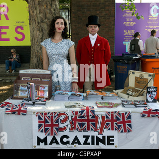 British vintage fair 2011 in South Bank di Londra, Inghilterra, Gran Bretagna, Regno Unito Foto Stock