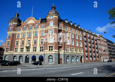 Edificio dei primi del XX secolo, Copenhagen, Danimarca Foto Stock