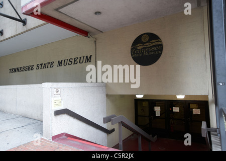 Tennessee State Museum edificio ingresso Nashville Tennessee USA Foto Stock