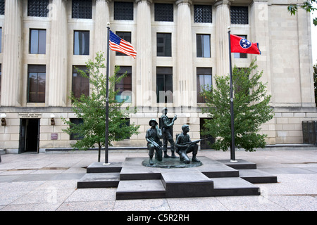 Vietnam War Memorial plaza Nashville Tennessee USA Foto Stock