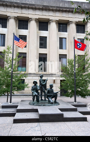 Vietnam War Memorial plaza Nashville Tennessee USA Foto Stock