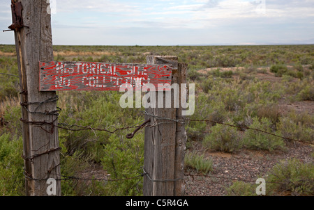 Sito della II Guerra Mondiale Topaz internamento Camp per Japanese-Americans Foto Stock