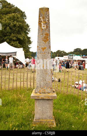 L'Obelisco a Latitude Festival 2011, Henham Park, Suffolk, Inghilterra.R.U. Foto Stock